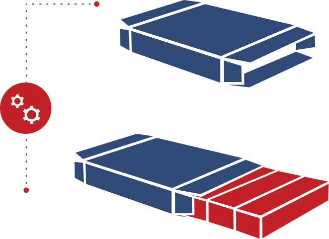Horizontal­kartonierer | Side load cartoner | Illustration